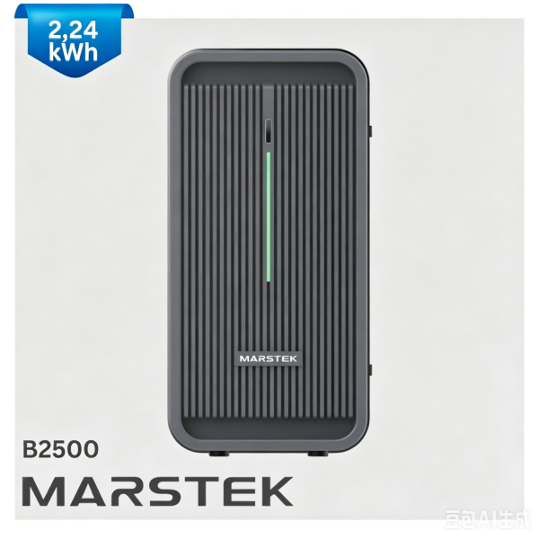 Marstek® B2500-D 2.24kWh Solarspeicher für Balkonkraftwerk | LiFePO4 Batterieerweiterung mit max. 2x800W PV-Eingang