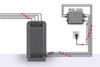 Marstek B2500-D 2240Wh Speicher für Balkonkraftwerk Max. 2*800W PV-Eingang LiFePO4 Batterie