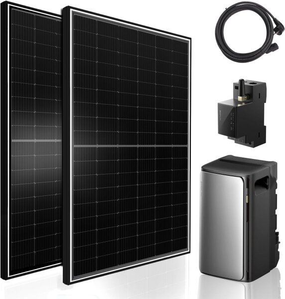 Balkonkraftwerk 1170W mit Ecoflow Ultra Speicher