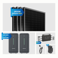 Balkonkraftwerk 4x450W mit Marstek800W Wechselrichter...