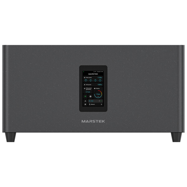 Balkonkraftwerk 2340W mit Speicher Marstek Jupiter C+ 2560W, 4x450W Glas-Glas Solarmodule mit 2,56kwh Stromspeicher, Bifazial Solarpanel bis zu 2340W, Solaranlage Photovoltaik für Dach Haus Balkon