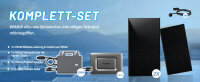 Balkonkraftwerk 1170W mit Speicher Dyness Junior Box 1600Wh, 800W TSUN Micro Wechselrichter, 2x450W Bifaziale Solarmodule, Solaranlage mit Stromspeicher Photovoltaik PV Anlage für Haus Balkon