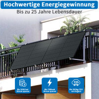 Balkonkraftwerk 4x500W mit 4800W Dyness Speicher