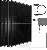 Balkonkraftwerk 2600W mit 4800W Dyness Speicher, 4x500W...