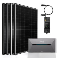 Balkonkraftwerk Komplettset 2600W mit 1600W Speicher,...