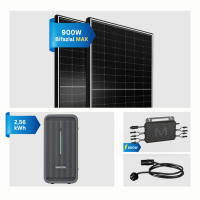 GreenSun Balkonkraftwerk 900W / 800W mit Speicher Marstek...