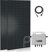 Balkonkraftwerk 1300W Solaranlage mit 800W Ecoflow Stream...