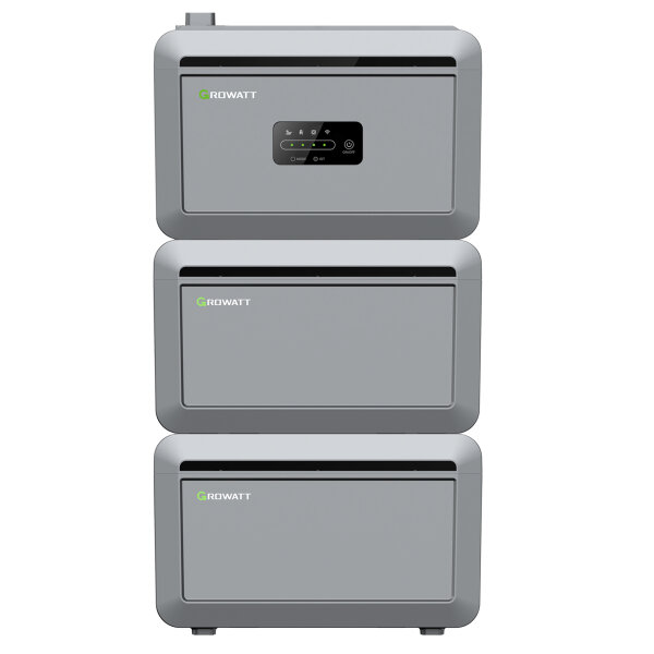 Growatt Nexa Solarspeicher 6144Wh mit Inselsystem für Balkonkraftwerk Plug & Play Speicher für PV Anlage, 6,14kWh Stromspeicher Solarbank für Haus Balkon Terrasse, ohne Smart Meter