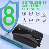 FOXESS® Wallbox A011KP1-E-2, 16A, WiFi/Bluetooth, IP55, schwarz