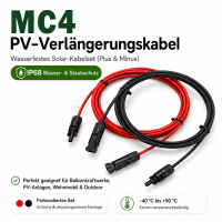 Marstek® B2500-D Solarspeicher 4,48kWh  im Balkonkraftwerk Komplettset | 2000W Bifazial PV-Module, 800W Mikrowechselrichter, Plug & Play (ohne Smart Meter)