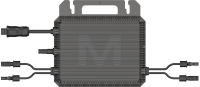 Balkonkraftwerk 4x500W mit Marstek800W Wechselrichter mit 2xMarstek Speicher 4480 Wh