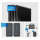 Balkonkraftwerk 4x500W mit Marstek800W Wechselrichter mit 2xMarstek Speicher 4480 Wh