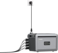 Balkonkraftwerk 4x500W mit Growatt Nexa 2000W Stromspeicher