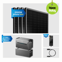 Balkonkraftwerk 2600W mit Speicher 5400W Solix Pro...