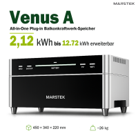 Balkonkraftwerk 2000W mit Speicher Marstek Venus A...