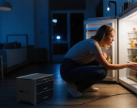 Balkonkraftwerk 2000W mit Speicher Marstek Venus A 2120Wh, 4x500W Black Frame Glas-Glas Solarmodule mit 2,12kWh Solarspeicher, bis zu 2600W Solaranlage Photovoltaik für Dach Haus Balkon