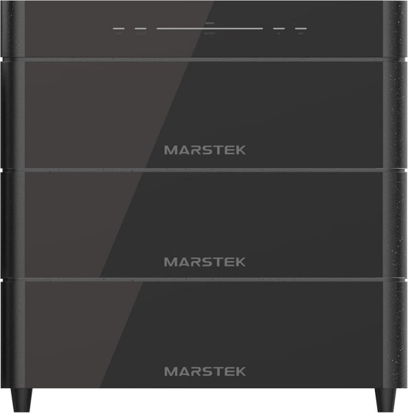 Marstek Venus A Solarspeicher und 2 Erweiterungsakku 6360 Wh, Stromspeicher 4MPPT Solareingänge bis zu 2,4kW, Plug & Play Speicherlösung für Balkonkraftwerk & PV-Anlage, mit Smart Meter