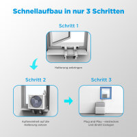 MIDEA® PortaSplit 3,5 kW Mobile Split Klimaanlage – Kühlen & Heizen ohne feste Installation