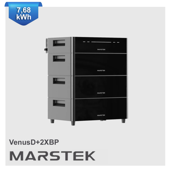 Marstek® Venus D 7.68kWh Hybrid Balkonkraftwerk mit Speicher | All-in-One Set mit 2.2kW AC-Kopplung & Notstromfunktion (IP65)