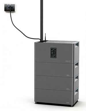 Marstek Jupiter C+ Solarspeicher Set mit 3 Erweiterungsakkus (10,24 kWh) – Balkonkraftwerk Speicher Plug & Play, PV Stromspeicher mit Smart Meter für Haus & Balkon