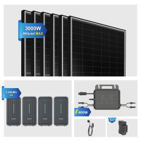 Balkonkraftwerk 6x500W Bifazial mit Marstek800W...