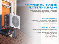 MIDEA® PortaSplit Cool 2,35 kW Mobile Split Klimaanlage – Kühlen ohne feste Installation
