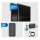 Balkonkraftwerk 1000W mit Speicher Marstek B2500 2240Wh, 2x500Wp bifazialen Solarmodulen,  Marstek 800W Mikrowechselrichter ohne Smart Meter