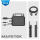 Balkonkraftwerk 1000W mit Speicher Marstek B2500 2240Wh, 2x500Wp bifazialen Solarmodulen,  Marstek 800W Mikrowechselrichter ohne Smart Meter