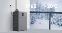Balkonkraftwerk 2000W Bifazial  mit Speicher, Marstek Jupiter C plus mit 5.12kWh ohne Smart Meter