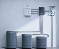Balkonkraftwerk 2000W MARSTEK Venus D All-in-One Plug-in Batterie 5,12 kWh Zusatzakku mit 4×500W bifazialen Solarmodulen PV Solaranlage Solarspeicher