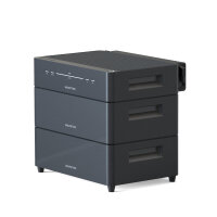 Balkonkraftwerk 2000W MARSTEK Venus D All-in-One Plug-in Batterie 5,12 kWh Zusatzakku mit 4×500W bifazialen Solarmodulen PV Solaranlage Solarspeicher