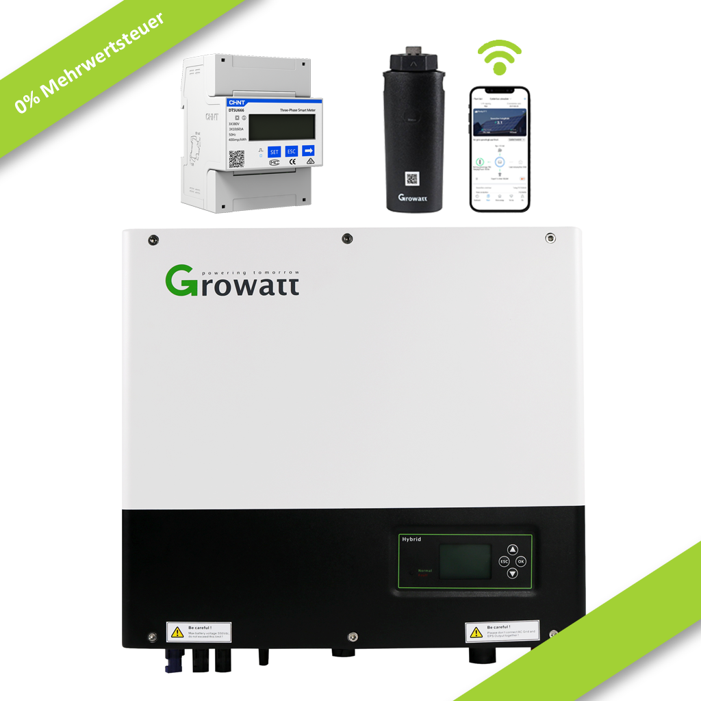 Growatt 10kW 3PH Hybrid Wechselrichter SPH10000TL3 BH-UP – MIT Wifi und 3  Phasen Smartmeter – Greensun